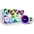 NZXT Kraken X53 RGB 240mm Liquid Cooler with RGB - Matte White LGA 1200/115X/1366/2011/2011-3/2066/AMD Socket AM4/sTRX4*/TR4, Rubber with Nylon Sleeve, 17.48-52.44CFM, 500-1500 300RPM