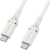 Otterbox USB-C to USB-C Fast Charge Cable - Cloud Dust White, 2m