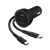 EFM 57W Dual Port Car Charger with Type-C to Type-C Cable- Black (EFPC57U932BLA), Ultra fast charge to any PD-enabled device, sleek and compact design