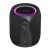 EFM Austin Mini Bluetooth Speaker - Charcoal Black (EFBSAMUL909PBL), 16W, LED Lights glow, IPX7 Waterproof, 8-10 hrs of playtime, Pair 2 Speakers