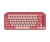Logitech Pop Keys Wireless Mechanical Keyboard with Customizable Emoji Keys - Heartbreaker Bluetooth, Wirerless, FN Shortcuts, Battery LED, USB Port