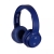 Laser Wireless Over Ear Headphones With Mic - Navy Blue On-ear Bluetooth, Micro-USB, LED Indicator, Durable Plastic Polymner