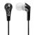 Moki Metallics Earphones - Black