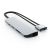 HyperDrive Viper 10-in-2 USB-C Hub with Dual Display for Mac/PC - Silver
