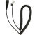 Jabra QD to Modular RJ extension coiled cord for Cisco IP