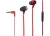 HP HyperX Cloud Earbuds - Red/Black In-line, Omni-directional, Comfort, Custom dynamic 14mm with neodymium magnets