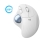 Logitech ERGO M575 Wireless Trackball for Business - Off-White USB Receiver, Trackball, Wirelss