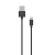 Cygnett Essentials Lightning to USB-A Cable (1M) - Black (CY2722PCCSL),2.4A/12W,Fast Charge,Durable,Charge & Sync,Apple iPhone/iPad/MacBook