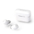 Blueant Pump Air Lite True Wireless Ear Buds - White HD Audio, SweatProof, Bluetooth5.0, Siri/Google Integration, 21 hrs Playback with Case