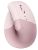 Logitech Lift Vertical Ergonomic Mouse - Rose Optical, 400-4000DPI, Bluetooth, 10m Wireless Range