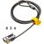 Kensington ClickSafe Cable Lock For Notebook - 1.80 m Cable - Carbon Steel, Plastic - For Notebook 
