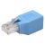 Startech ROLLOVER Network Adapter - 1 x RJ-45 Network Female - 1 x RJ-45 Network Male - Blue