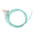 Serveredge LC Pigtail OM3 - 2 Metre - 6 Fibres - Aqua