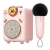 Divoom Fairy-OK Portable Bluetooth Speaker with Microphone Karaoke Function - Pink