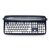 Actto Retro Bluetooth Typewriter Keyboard - Navy