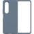Otterbox Symmetry Series Flex Antimicrobial Case - To Suit Galaxy Z Fold4 - Bluetiful (Blue)
