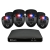 Swann Black Enforcer 4 Camera 4 Channel 1080p Full HD DVR Security System