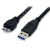 Startech 0.5m (1.5ft) Black SuperSpeed USB 3.0 Cable A to Micro B - M/M