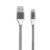 Griffin GC43430 lightning cable 1.5 m Silver, 1.5m, Lightning/USB A, male/male, silver