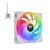 Thermaltake SWAFAN EX12 RGB Magnetic Quick Connect PWM Cooling Fan (up to 2000RPM) White Edition - 3 Fan Pack