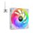 Thermaltake SWAFAN EX14 RGB Magnetic Quick Connect PWM Cooling Fan (up to 2000RPM) White Edition - 3 Fan Pack