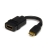 Startech 5in Mini HDMI to HDMI Adapter - 4K High Speed HDMI Adapter - 4K 30Hz Ultra HD High Speed HDMI Adapter - HDMI 1.4 - Gold Plated Connectors - UHD Mini HDMI Adapter 4K - Black