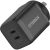 Otterbox 65W Dual Port USB-C (Type I) PD Fast GaN Wall Charger - Black (78-81354), 2x USB-C (45W+20W or Single 65W),Compact,Support PPS,Laptop Charger