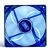 Aeolus SF-1200BL Fan - 120x120x25mm, Hydro Bearing, 1300rpm, 44.71CFM, 26dBA - Clear [Blue LED]