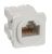 Cabac Jack, RJ45 CAT6 - fits Clipsal Wall Plate - White, Pack 10