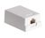 Cabac Surface Mount Box, CAT6 RJ45 8P8C - Single, White