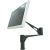 Atdec Spacedec Single Articulated Swing Arm, Desk Clamp/Bolt - Black