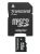 Transcend 1GB Micro SD Card w. SD Adapter