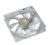 CoolerMaster LED Silent Fan - 120x120x25mm, 1200rpm, 39.77CFM - Blue (2 Pack)