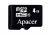 Apacer 4GB Micro SDHC Card - Class 6, with Adaptor