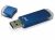 PQI 16GB U339 Flash Drive - Write Protect, Metal Casing, USB2.0 - Deep Blue