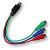 PowerColor Video Adapter Cable - 9-Pin to 3x RCA, HDTV