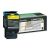 Lexmark C544X1YG Toner Cartridge - Yellow, 4,000 Pages, Extra High Yield, Return Program - for C544, X544
